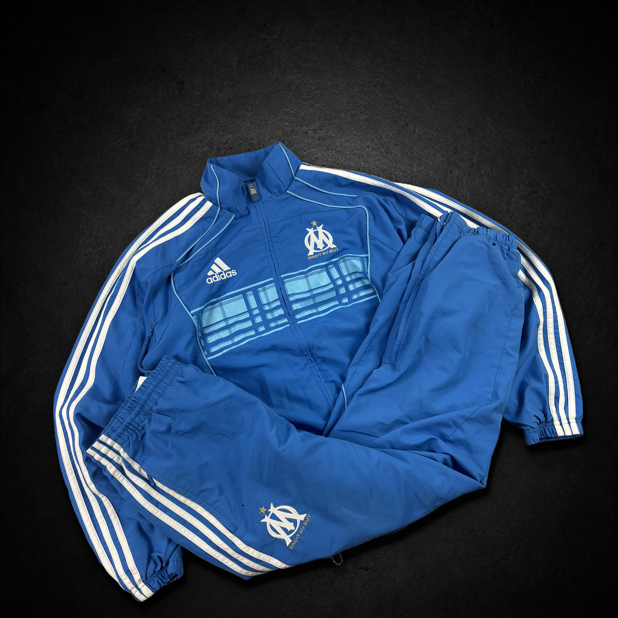Adidas Olympique Marseille Tracksuit (M)